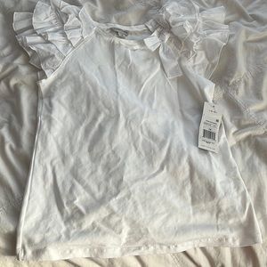 white nordstrom short sleeve 14 girls